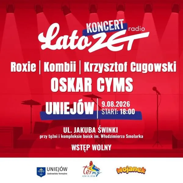 Koncert Uniejów 2026 – kto wystąpi? Lista artystów i terminy