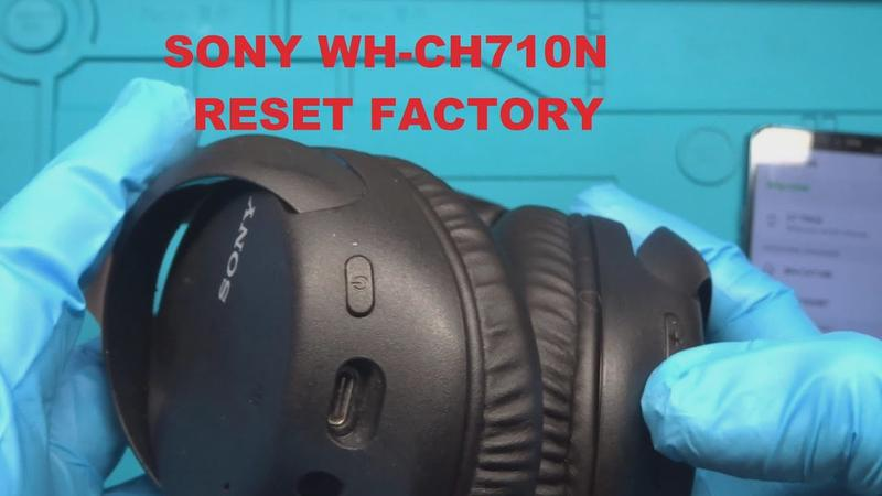 Reset słuchawek Sony
